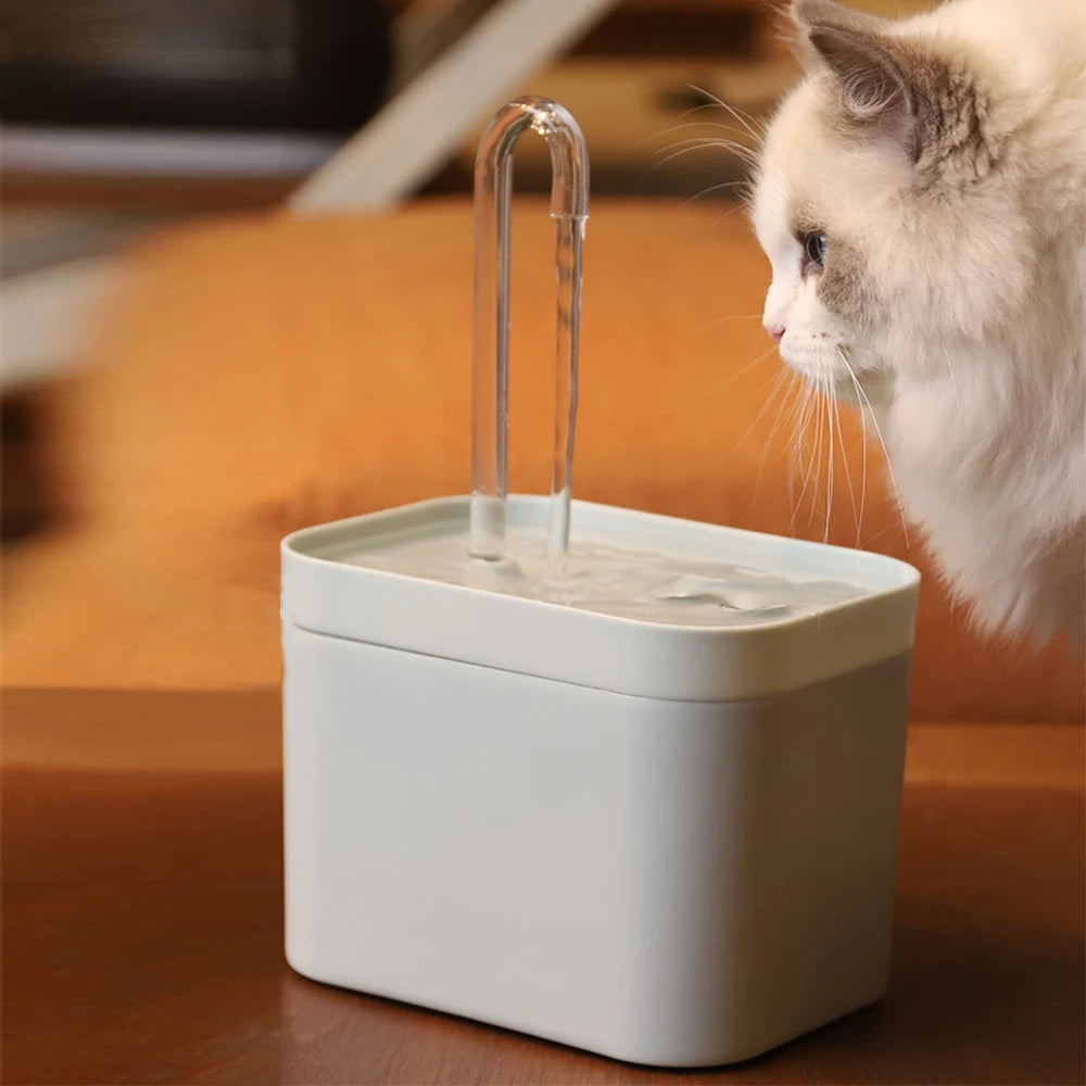 Ultra-Quiet Pet Water Fountain Auto Filter USB Electric Cat Dog Water Dispenser&Burnout Prevention Pump